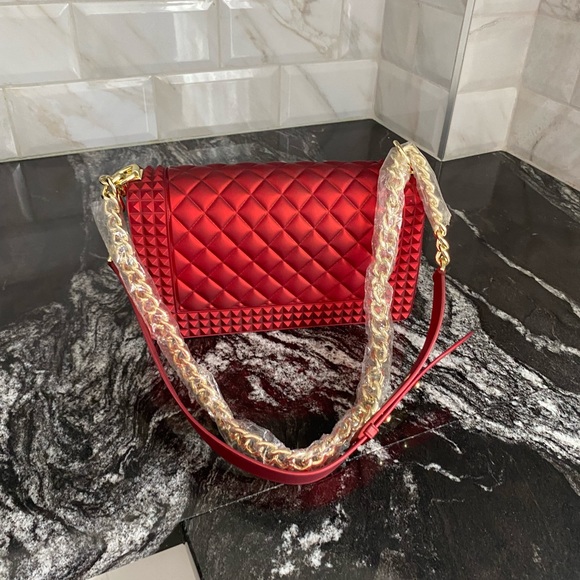 Glossy Medium jelly purse women’s crossbody shoulder bag Brand new - Picture 2 of 4